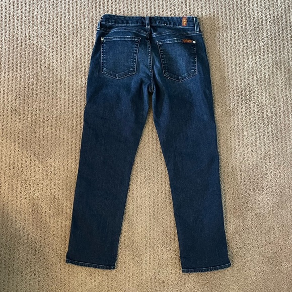 7 for all mankind - ankle straight jeans. Size 27 - Picture 3 of 6